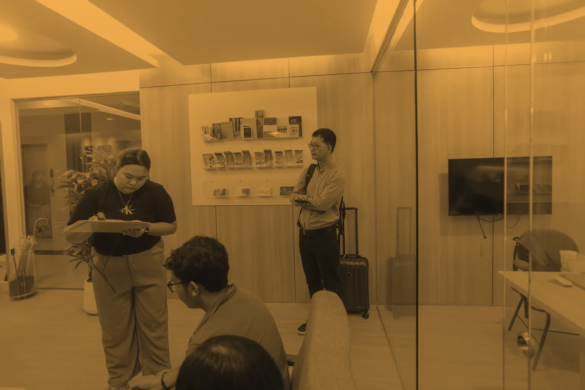 A team planning content operations in one governed workspace
