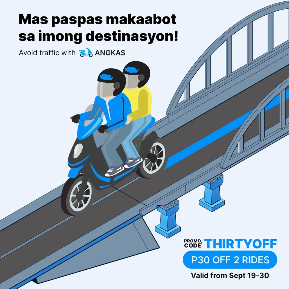 Angkas promo: faster to your destination, ride discount