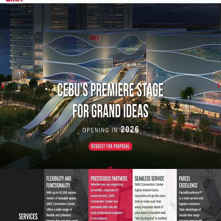 SMX Convention Center work produced in Dasho